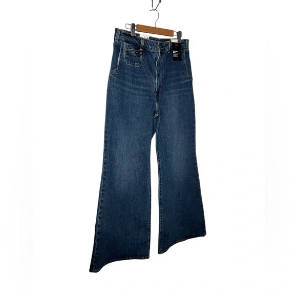 Levi's Ribcage  Bell Flared  Denim  Jeans - Picture 7 of 15